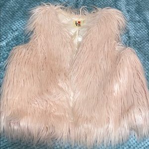 furry vest